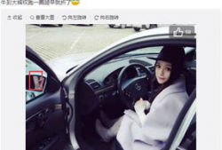 蹭车合影网红